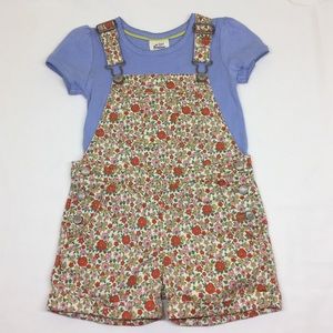 Mini Boden Overall and T-shirt